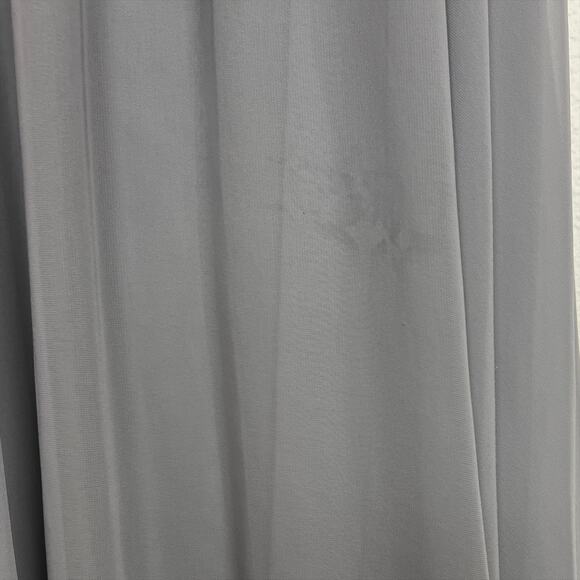 Jenny Yoo Bridesmaid Chiffon Dress Charcoal Gray 4L - Picture 6 of 12